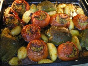 STUFFED TOMATOES AND PEPPERS