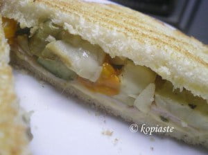 Toasted sandwich