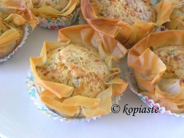 Halloumi Muffins with Phyllo 2
