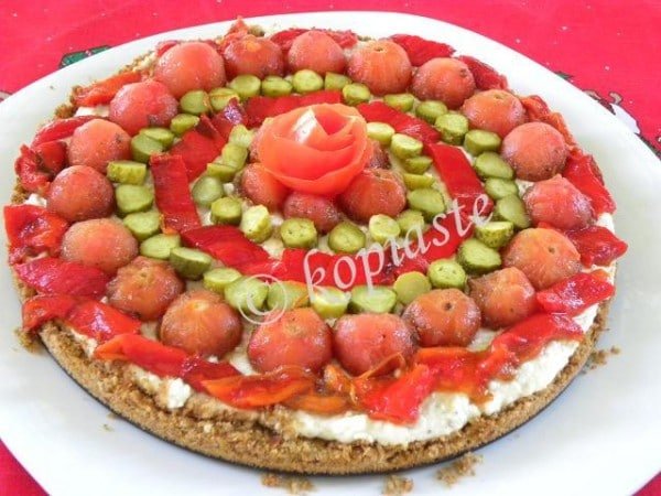 Dakos Greek Cheesecake marked