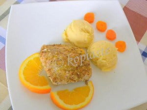 Salmon with Orange and Honey marked