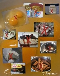 Food not allowed marked