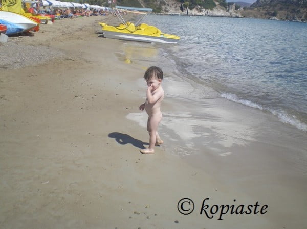 Baby at Tolo Beach